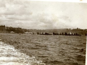 North Yorkshire Scarborough Panorama Boats Seaside old Amateur Photo 1900