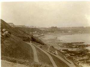North Yorkshire Scarborough Coast Panorama Seaside old Amateur Photo 1900