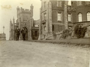 Yorkshire Medieval Castle near Scarborough ? Old Amateur Photo 1900