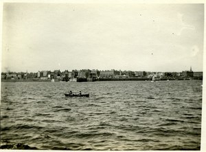 North Yorkshire Scarborough Coast Panorama Seaside old Amateur Photo 1900