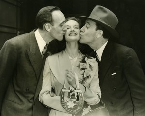 Comedian Tommy Trinder Fred Cyril Elsie Brougham at Caxton Hall Press Photo 1951