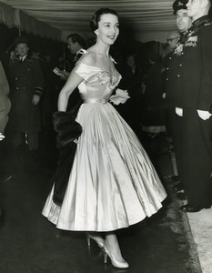 Ballerina Ludmilla Tcherina Leicester Square Odeon London Old Press Photo 1951