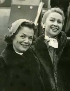 Actress Simone Simon Martine Carol London French Film Festival Press Photo 1953