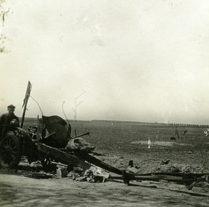 France WWI Ammunition Truck Explosion old SIP Photo 1914-1918