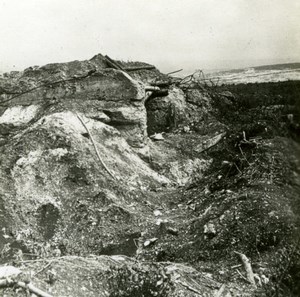 France WWI Mont Haut Concrete Shelters Blockhaus old SIP Photo 1914-1918