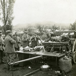 France WWI Soldiers Cheap Cooking Food old SIP Photo 1914-1918