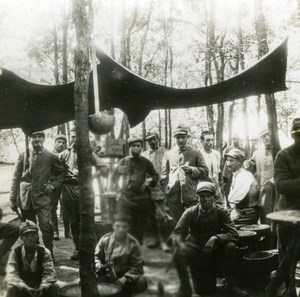 France WWI Italian Soldiers Troops on French Front old SIP Photo 1914-1918