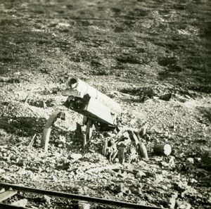 France WWI Douaumont Meuse 155mm German Cannon Wreck old SIP Photo 1914-1918