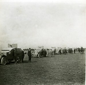 France WWI Champagne Mitrailleuses Armored Cars old SIP Photo 1914-1918