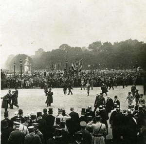 France WWI Victory Fete Poincare Clemenceau Pershing old SIP Photo 1919