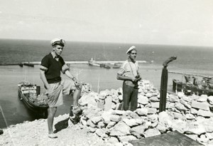 Algeria Oran Mers El Kebir French Military Sailors Maghreb Old Photo 1930's