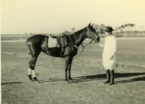 Argentina? Polo Pony Racing Villita Equestrian old Amateur Photo 1944
