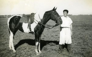 Argentina? Polo Pony Racing Vidalita & Juan Equestrian old Amateur Photo 1944