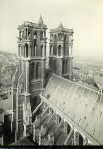 France Laon Cathedral Old Bereux Photo 1938