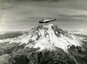 US Army Air Force 2nd Mapping Squadron Mt Rainier Washington Old photo 1940