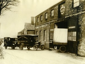 UK Hungerford Wiltshire Egg Producers Trucks Packing Station Old Photo 1930