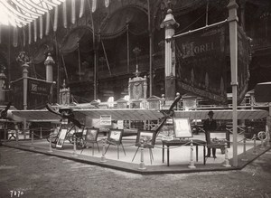 Paris Grand Palais Salon de l'Aeronautique Stand Borel Ancienne Photo Rol 1911