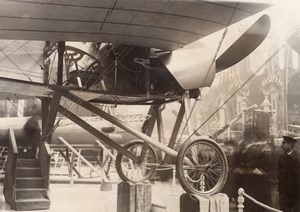 Paris Grand Palais Salon de l'Aeronautique Monoplan de Course Morane Ancienne Photo Rol 1911