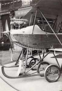 Paris Grand Palais Salon de l'Aeronautique Stand Albatros Ancienne Photo Rol 1911