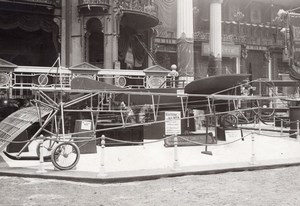 Paris Grand Palais Salon de l'Aeronautique REP Esnault Pelterie Aviation Ancienne Photo Rol 1911