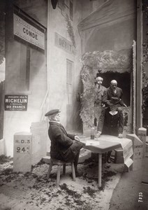 Paris Grand Palais Salon de l'Aeronautique Stand Michelin Aviation Ancienne Photo Rol 1911