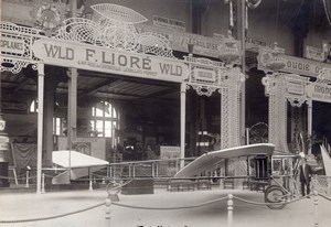 Paris Grand Palais Salon de l'Aeronautique Avion Liore WLD Ancienne Photo Tech Moderne 1910