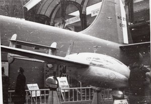 Paris Grand Palais Salon de l'Aeronautique SNCAC NC211 Cormoran Cargo Ancienne Photo 1946