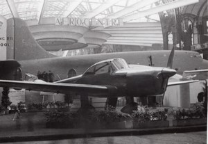 Paris Grand Palais Salon de l'Aeronautique Avion Max Holste Ancienne Photo 1946