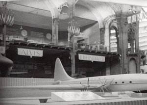 Paris Grand Palais Salon de l'Aeronautique Maquette de Bristol Brabazon Ancienne Photo 1946