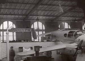 Paris Grand Palais Salon de l'Aeronautique Avion Miles Gemini Ancienne Photo 1946