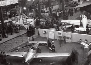 Paris Grand Palais Salon de l'Aeronautique Avion Max Holste Ancienne Photo 1946