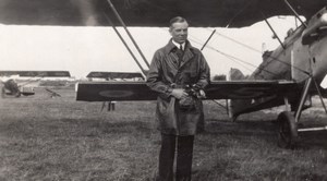 France Aviation Capitaine Dantin Nieuport Delage? Airplane Old Photo 1930