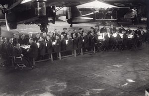 France Military Aviation Potez Airplanes Banquet Parade Lot of 8 Old Photos 1930