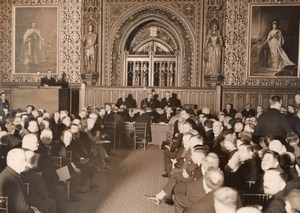 London House of Lords Peace Cooperation Conference Old Photo 1930