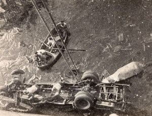 Algeria Passenger Bus Accident Algiers Staouéli line 9 Dead Old Photo 1934