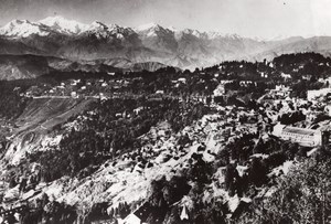 India Darjeeling Himalaya Mountains Panorama Old Trampus Photo 1930