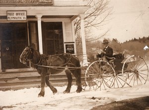 Vermont Plymouth John Calvin Coolidge Florence Cilley General Store Photo 1925