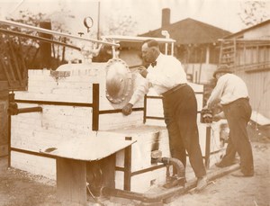 Los Angeles Inventor Daniel Hoge New Vegetable Gasoline Refinery Old Photo 1928
