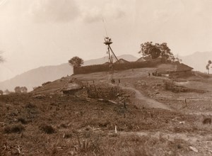 India Assam Naga Hills Mungsambi? Fort Old Photo 1930