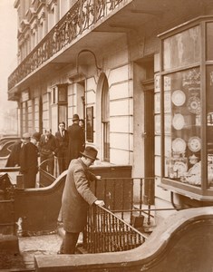 London Bayswater Burst Water Main Basement Floods Queens Road Old Photo 1933