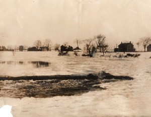 Vermont Swanton Missisquoi River Floods Disaster Old Photo 1930