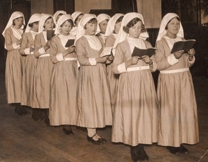 London Norbury St Oswald's Parish Church Choristers Choir Old Photo 1932