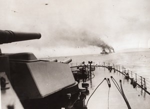 WWI British Navy Battleships Guns Old Photo 1914-1918