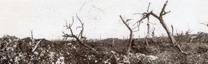 France WWI British Western Front German Retreat Bombing Old Photo 1914-1918