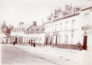 France Boulogne sur Mer? Street many Shops Whiskey Old Photo 1920