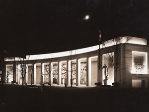 New York World's Fair Home Furnishings Pavilion Old Underwood Photo 1939