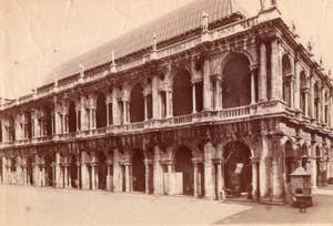 Italy Vicenza Basilica Palladiana Palazzo della Ragione Old Photo 1890