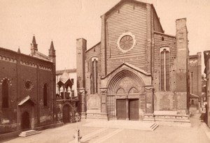 Italy Verona Sant'Anastasia Dominican Church Old Photo 1890