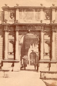 Italy Padua Padova Arco Vallaresso Arch Old Photo 1890