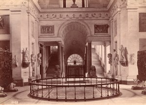 Italy Rome Roma Vatican Museum Sala a Croce Greca Old Photo 1890